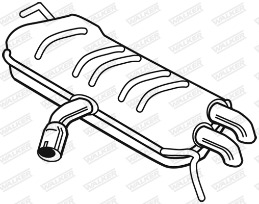 Walker Achterdemper 25124