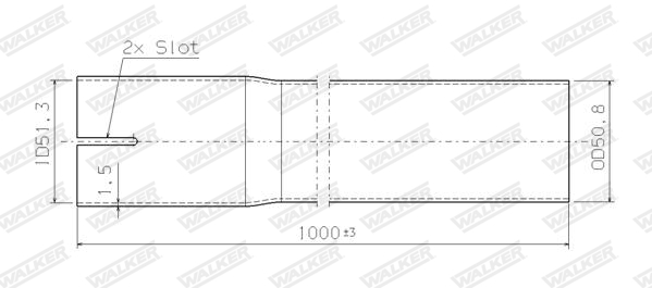 Walker Uitlaatpijp 32015