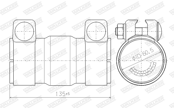 Walker Katalysator, universeel 69007