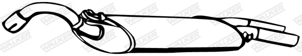 Walker Achterdemper 70605