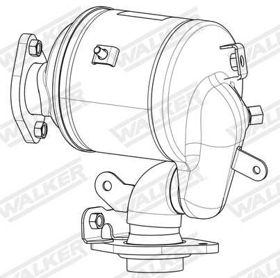 Walker Roetfilter, uitlaatinstallatie 73417