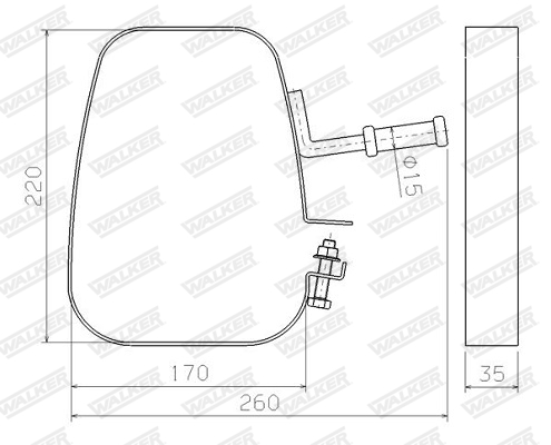 Walker Ophangrubber 80606