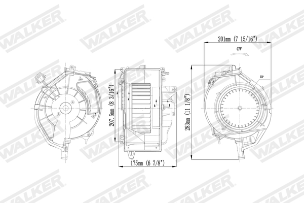 Walker Interieurventilatie WBL01404