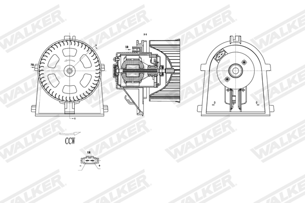Walker Interieurventilatie WBL01405