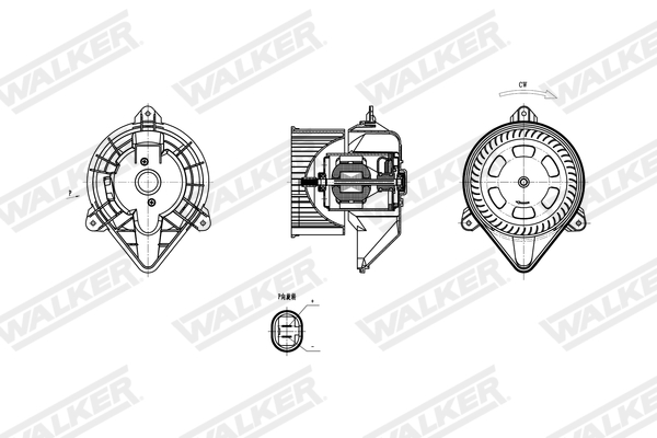 Walker Interieurventilatie WBL01406