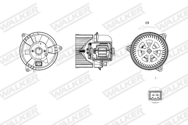 Walker Interieurventilatie WBL01408