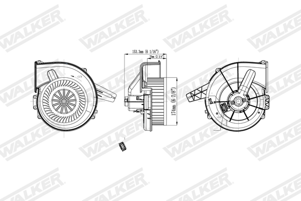 Walker Interieurventilatie WBL01409