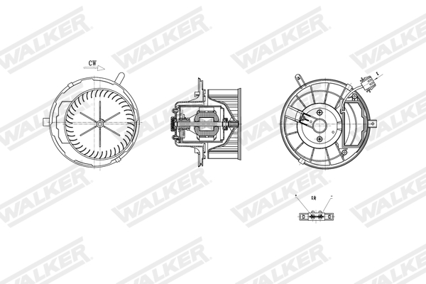 Walker Interieurventilatie WBL01410