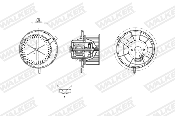 Walker Interieurventilatie WBL01411