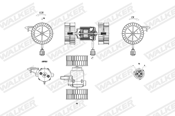 Walker Interieurventilatie WBL01412