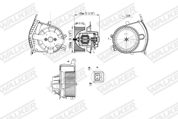 Walker Interieurventilatie WBL01413
