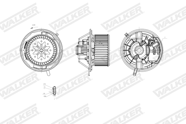 Walker Interieurventilatie WBL01414