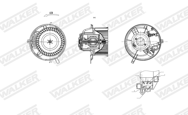 Walker Interieurventilatie WBL01415