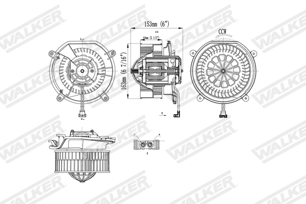 Walker Interieurventilatie WBL01416