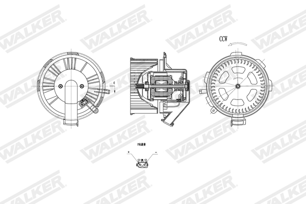 Walker Interieurventilatie WBL01417