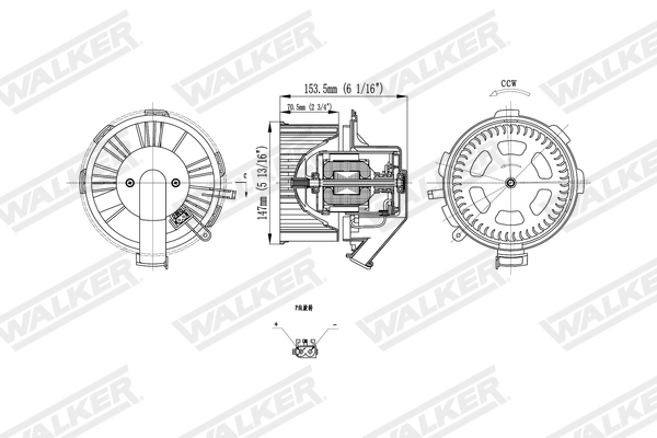Walker Interieurventilatie WBL01418