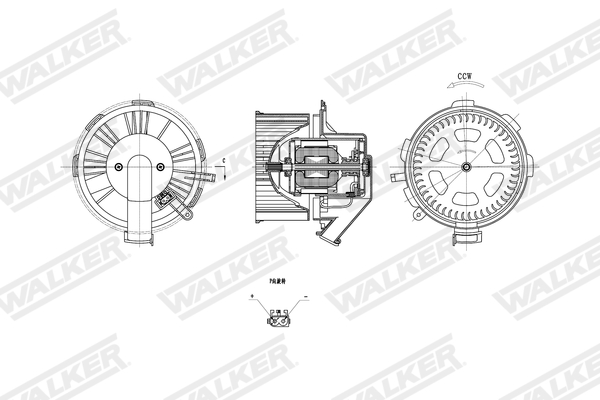Walker Interieurventilatie WBL01418