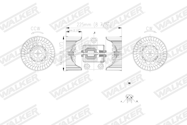Walker Interieurventilatie WBL01422