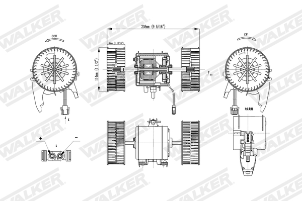Walker Interieurventilatie WBL01423