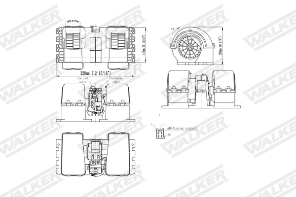 Walker Interieurventilatie WBL01424