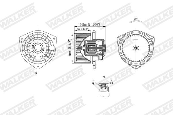 Walker Interieurventilatie WBL01425