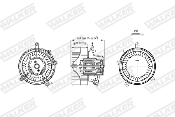 Walker Interieurventilatie WBL01426