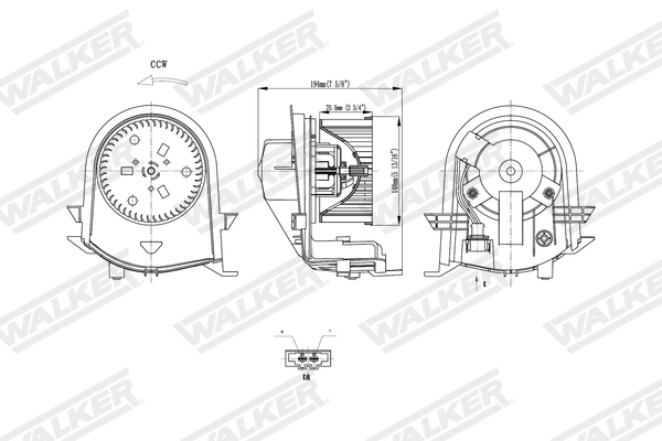 Walker Interieurventilatie WBL01427