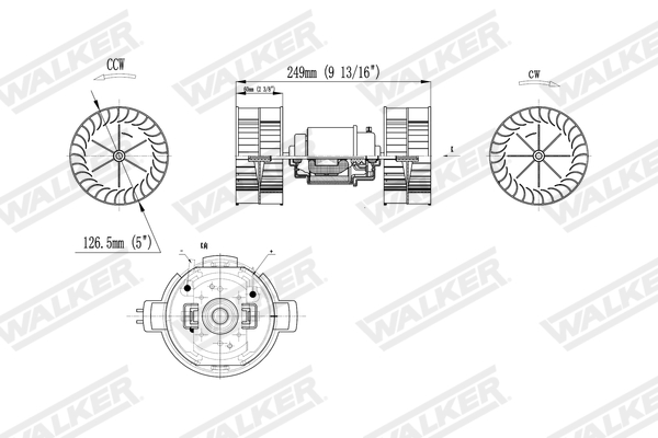 Walker Interieurventilatie WBL01428