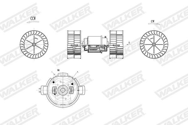 Walker Interieurventilatie WBL01428