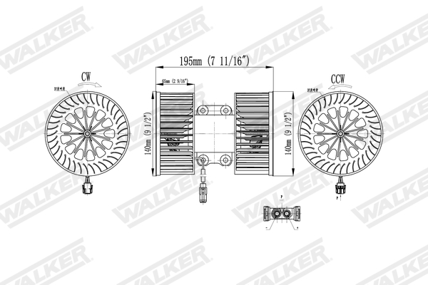 Walker Interieurventilatie WBL01429