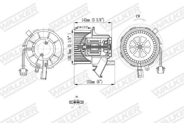 Walker Interieurventilatie WBL01431