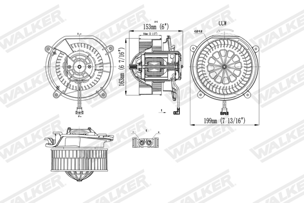 Walker Interieurventilatie WBL01432