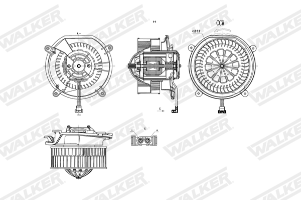 Walker Interieurventilatie WBL01432