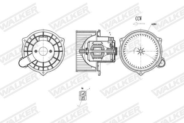 Walker Interieurventilatie WBL01434