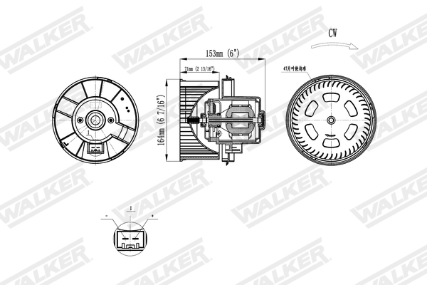 Walker Interieurventilatie WBL01436