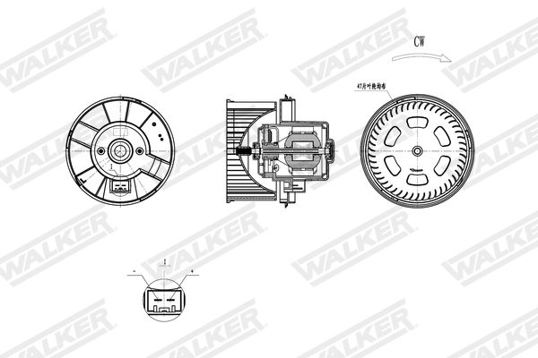 Walker Interieurventilatie WBL01436