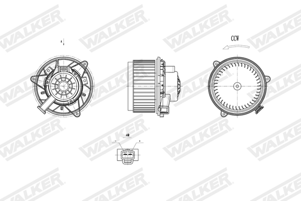 Walker Interieurventilatie WBL01437