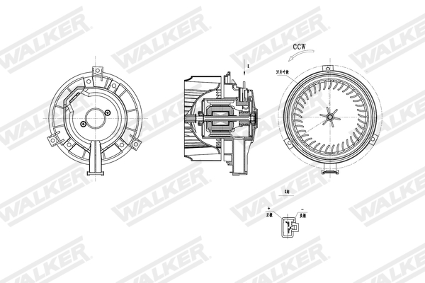 Walker Interieurventilatie WBL01438
