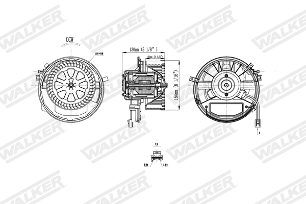 Walker Interieurventilatie WBL01439