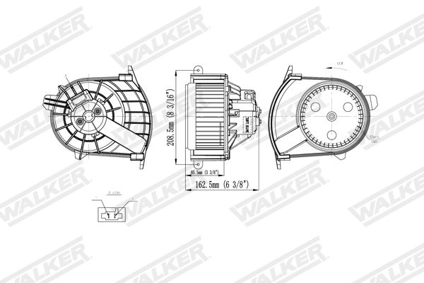 Walker Interieurventilatie WBL01440