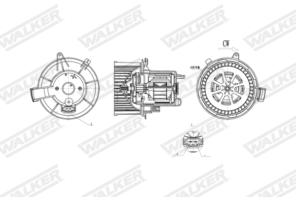 Walker Interieurventilatie WBL01442