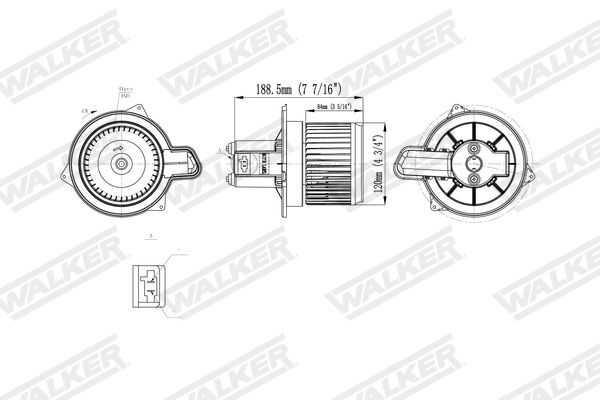 Walker Interieurventilatie WBL01443