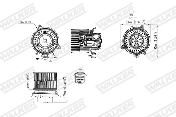 Walker Interieurventilatie WBL01444