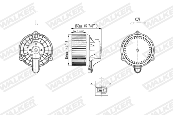 Walker Interieurventilatie WBL01445
