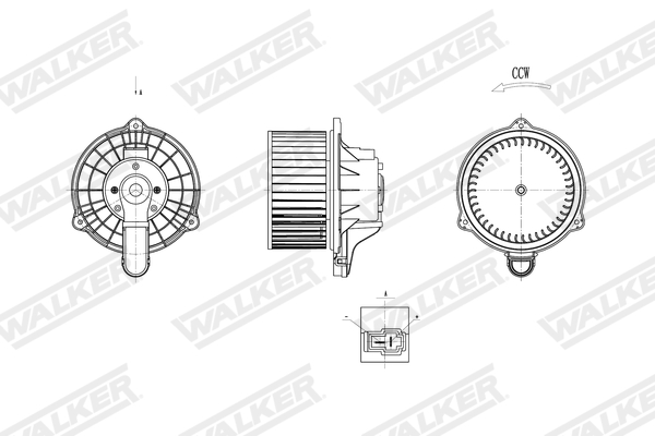 Walker Interieurventilatie WBL01445