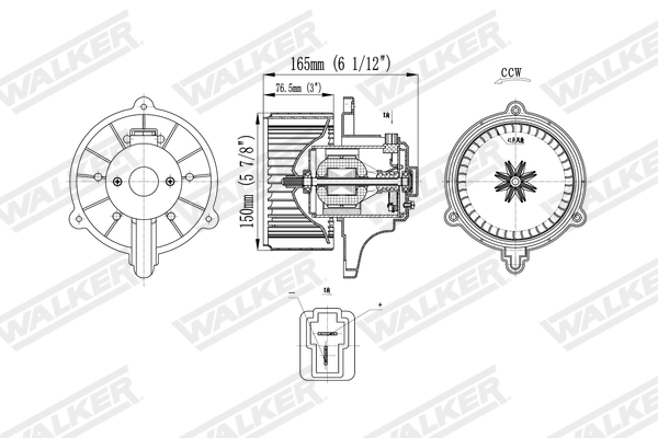 Walker Interieurventilatie WBL01446