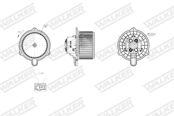 Walker Interieurventilatie WBL01447