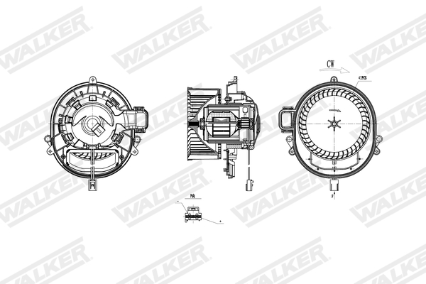 Walker Interieurventilatie WBL01450