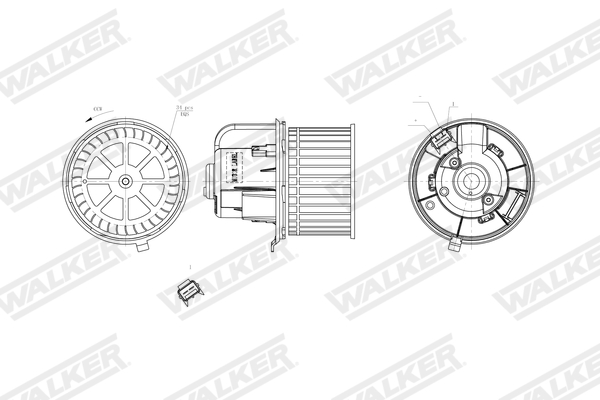 Walker Interieurventilatie WBL01451