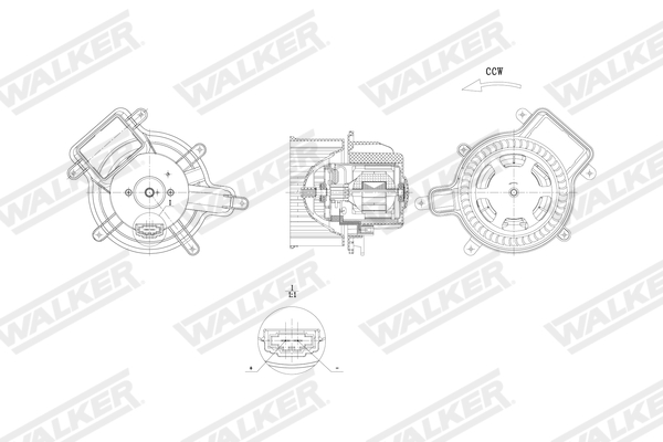 Walker Interieurventilatie WBL01452